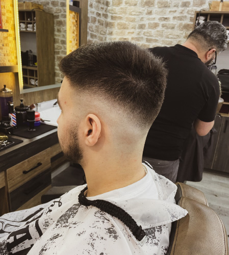 Deno's Barbersalon Kunde Beispielschnitt